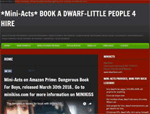 Tablet Screenshot of dwarfacts.com